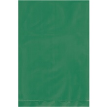 4 x 6" - 2 Mil Green Flat Poly Bags image
