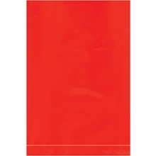 4 x 6" - 2 Mil Red Flat Poly Bags image