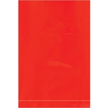 4 x 6" - 2 Mil Red Flat Poly Bags image