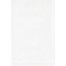 4 x 6" - 2 Mil White Flat Poly Bags image