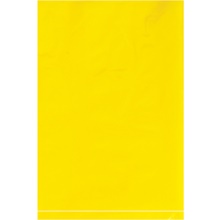 6 x 9" - 2 Mil Yellow Flat Poly Bags image