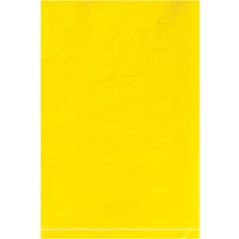 6 x 9" - 2 Mil Yellow Flat Poly Bags image