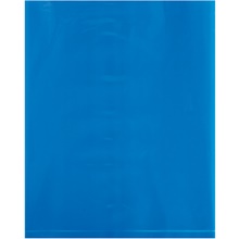 12 x 15" - 2 Mil Blue Flat Poly Bags image