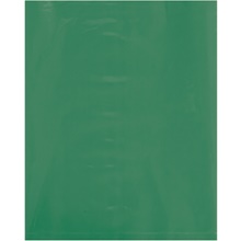12 x 15" - 2 Mil Green Flat Poly Bags image