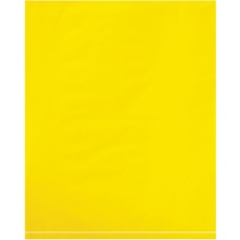 12 x 15" - 2 Mil Yellow Flat Poly Bags image