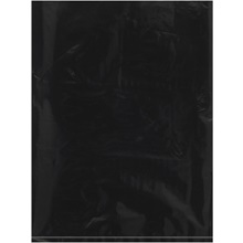 9 x 12" - 2 Mil Black Flat Poly Bags image