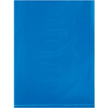 9 x 12" - 2 Mil Blue Flat Poly Bags image