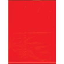 9 x 12" - 2 Mil Red Flat Poly Bags image