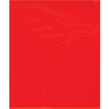 15 x 18" - 2 Mil Red Flat Poly Bags image
