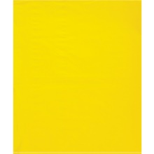 15 x 18" - 2 Mil Yellow Flat Poly Bags image
