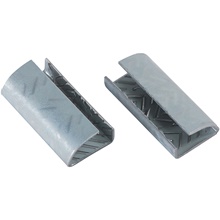 5/8" Serrated Open/Snap On Polyester Strapping Seals image