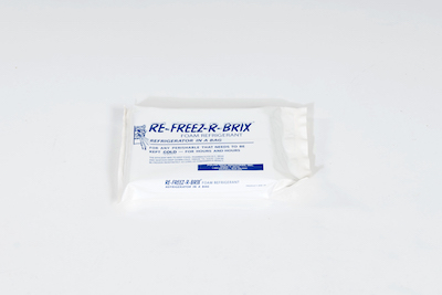9 x 4 x 1 1/2" Re-Freez-R Brix Cold Pack - 31 oz. (12/case) image