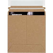 6 x 6" Kraft Self-Seal Stayflats Plus® Mailers image