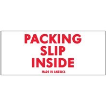 2 x 4" - "Packing Slip Inside" Labels image