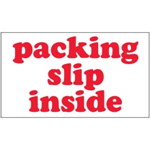 3 x 5" - "Packing Slip Inside" Labels image