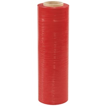 18" x  80 Gauge x 1500' Red Cast Hand Stretch Film image