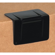 2 1/2 x 1 3/4" - Black Plastic Strap Guards image