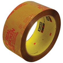 2" x 55 yds. Tan  3M™ 3732 Pre-Printed Carton Sealing Tape image