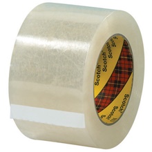 3" x 55 yds. Clear Scotch® Box Sealing Tape 313 image