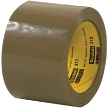 3" x 110 yds. Tan Scotch® Box Sealing Tape 373 image
