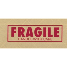 3" x 450' "Fragile" Tape Logic® #7500 Messaged Reinforced Water Activated Tape image