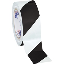 2" x 36 yds. Black/White (3 Pack) Tape Logic® Striped Vinyl Safety Tape image