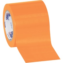 4" x 36 yds. Orange Tape Logic® Solid Vinyl Safety Tape image