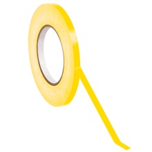 3/8" x 180 yds. Yellow (16 Pack) Bag Tape image