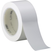 2" x 36 yds. (3 Pack) White 3M Vinyl Tape 471 image
