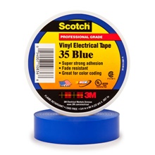 3/4" x 66' Blue  (10 Pack) Scotch® Vinyl Color Coding Electrical Tape 35 image