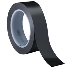 1" x 36 yds. Black (3 Pack) 3M Vinyl Tape 471 image