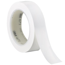 1" x 36 yds. White (3 Pack) 3M Vinyl Tape 471 image