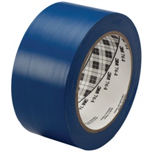 2" x 36 yds. Blue 3M General Purpose Vinyl Tape 764 image
