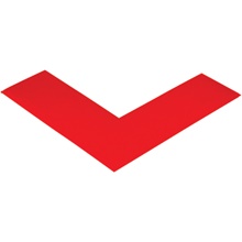 6" x 6" x 2" Red Mighty Line™ Deluxe Safety Tape Angles image