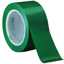 2" x 36 yds. Green (3 Pack) 3M Vinyl Tape 471 image