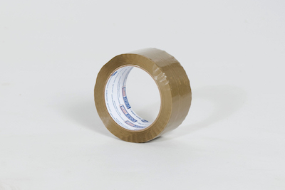 2" x 110 yds. 1.85 Mil Medium Grade Tan Hot Melt Carton Sealing Tape (36/Case) image