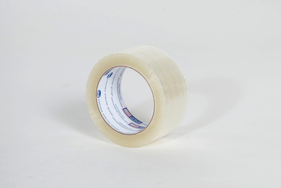 2" x 110 yds. 2.2 Mil Medium Grade Clear Hot Melt Carton Sealing Tape (36/Case) image