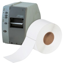 4 x 8" White Thermal Transfer Labels image