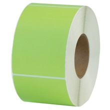 4 x 6" Green Thermal Transfer Labels image