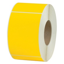 4 x 6" Yellow Thermal Transfer Labels image