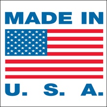 1 x 1" - "Made in U.S.A." Labels image