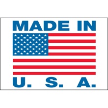 2 x 3" - "Made in U.S.A." Labels image
