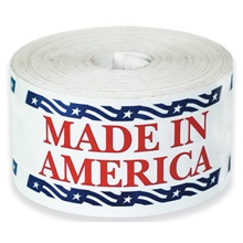 3 x 5" - "Made in America" Labels image