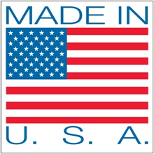 4 x 4" - "Made in U.S.A." Labels image